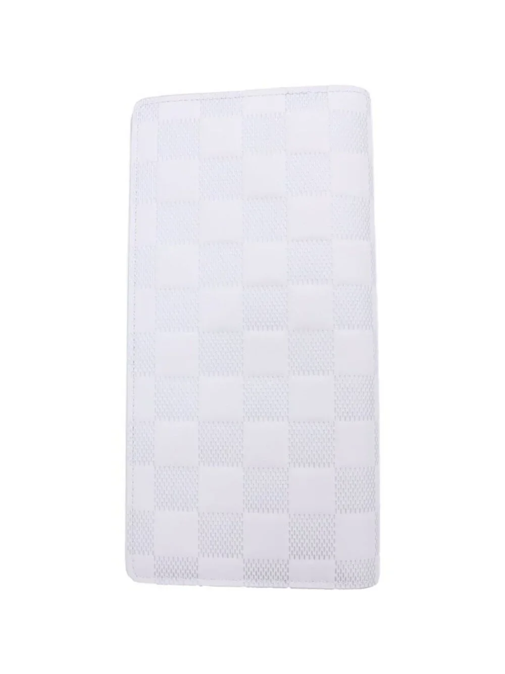 Louis Vuitton Damier Infini Portefeuille Brazza Wallet White Leather